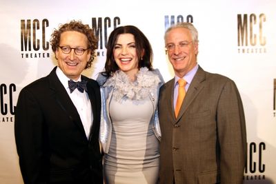 Bernie Telsey, Julianna Margoulis, & Robert LuPone Photo